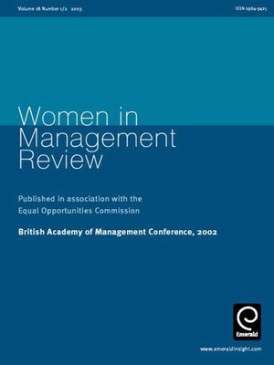 cover image of Women in Management Review, Volume 18, Issue 1 & 2
